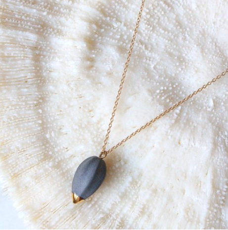 Seed Porcelain Necklace by Mier Luo