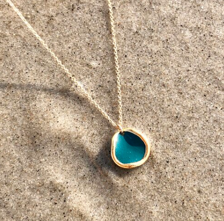 Coral Reef Porcelain Necklace by Mier Luo