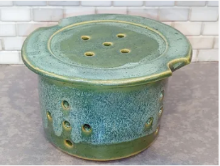 Stoneware Garlic Keeper by Maggy Ames