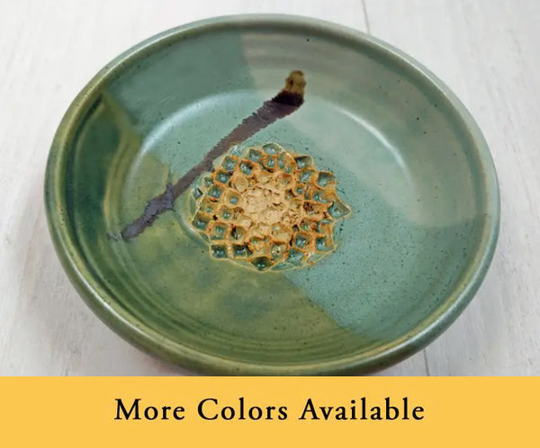 Stoneware Garlic/Oil Grater Dipper by Maggy Ames