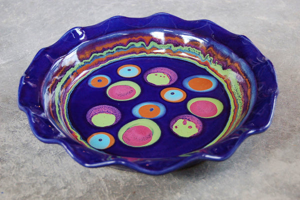Stoneware Pie Plate by Daniel Lasser Ceramics