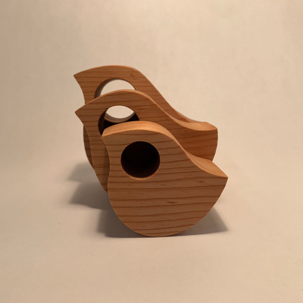 Hand Crafted Rocking Birds by Peter Tegu