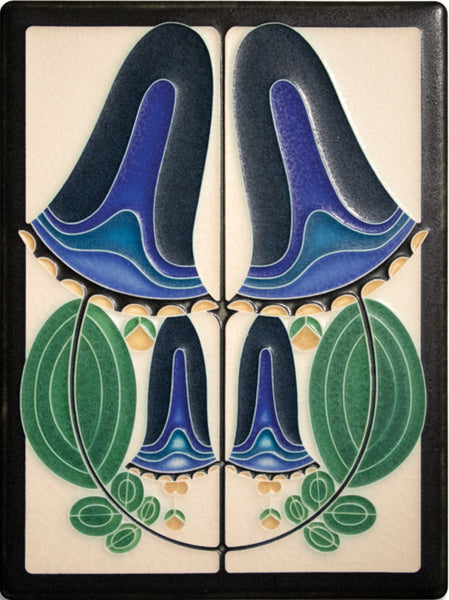 Ceramic "Blooming Bell" Tile by Motawi Tileworks
