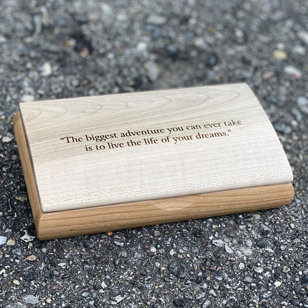 Possibility Quote Box by Mikutowski Woodworking
