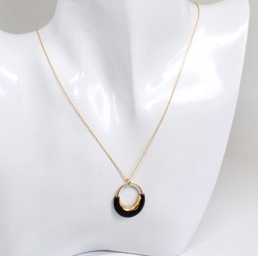 Eden Round Porcelain Necklace by Mier Luo
