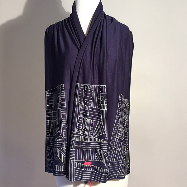 Geometric Scarf by Umsteigen