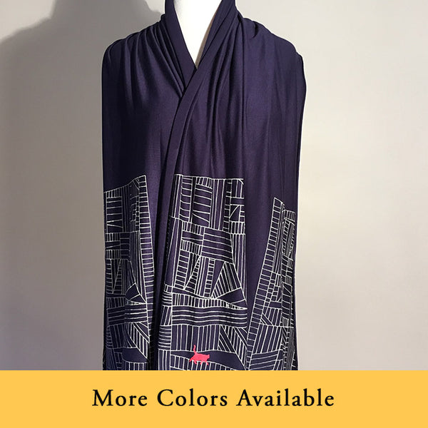 Geometric Scarf by Umsteigen