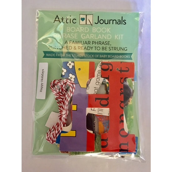 "Happy Holidays" Garland by Attic Journals