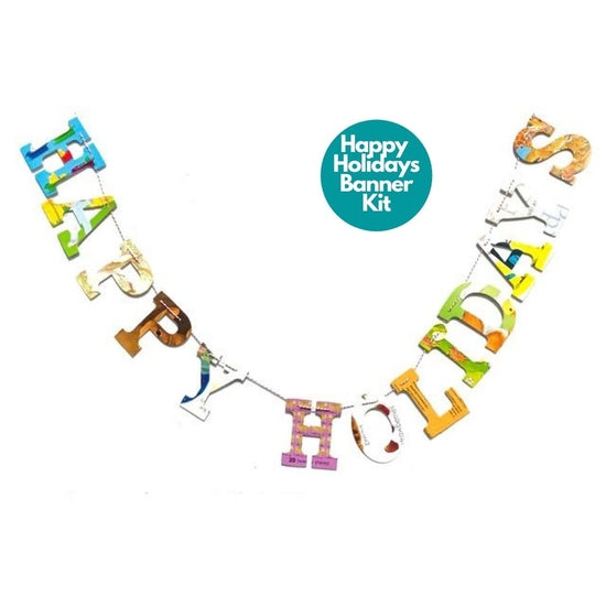 "Happy Holidays" Garland by Attic Journals