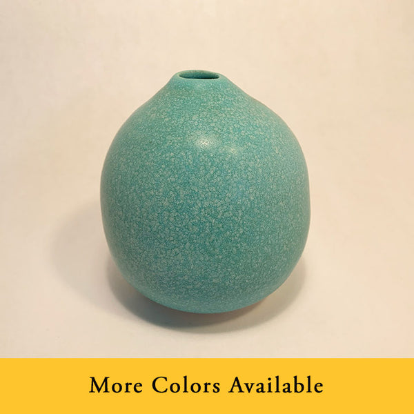 Tiny Round Bud Vase by Judy Jackson