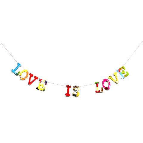 "Love Is Love" Garland by Attic Journals