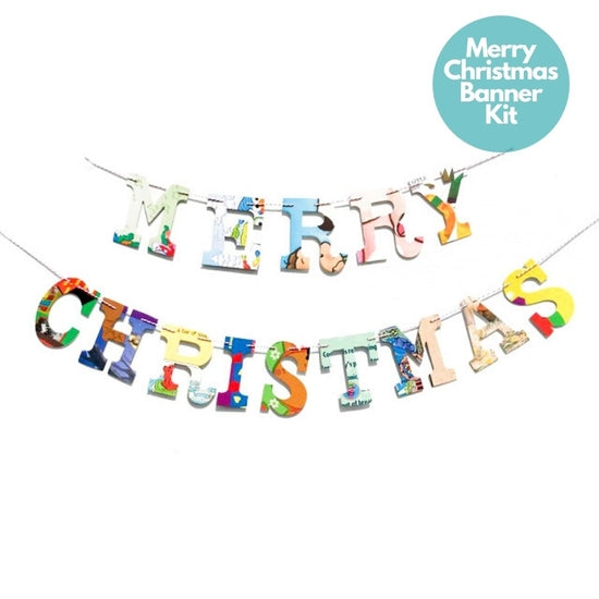 "Merry Christmas" Garland by Attic Journals