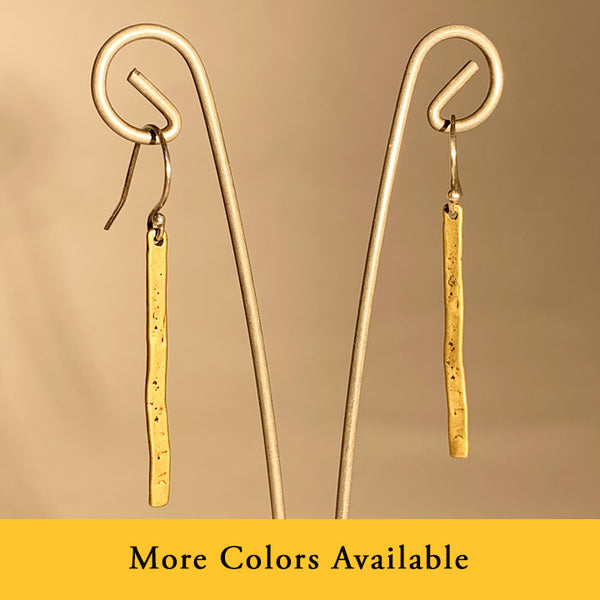 Linea Bar Earrings by Original Hardware