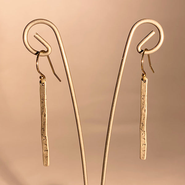 Linea Bar Earrings by Original Hardware