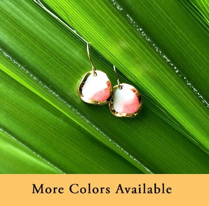 Coral Reef Porcelain Earrings by Mier Luo