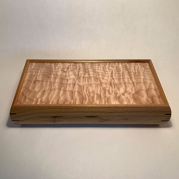 Cherry Valet Jewelry Box by Mikutowski Woodworking