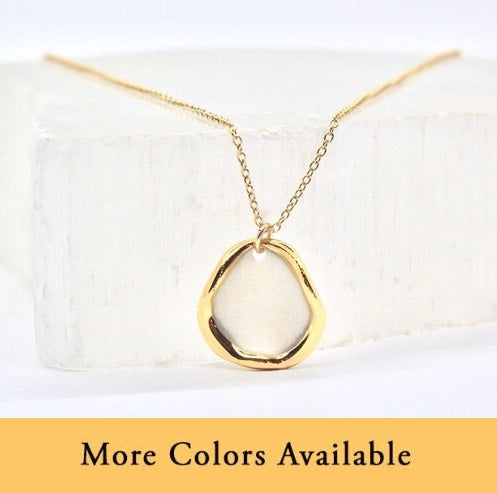 Coral Reef Porcelain Necklace by Mier Luo