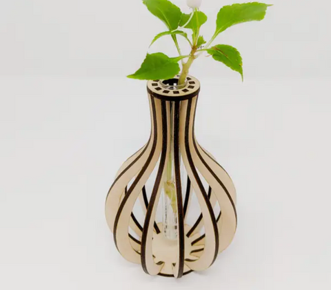 Medium Baltic Birch Vase by Abalou Design
