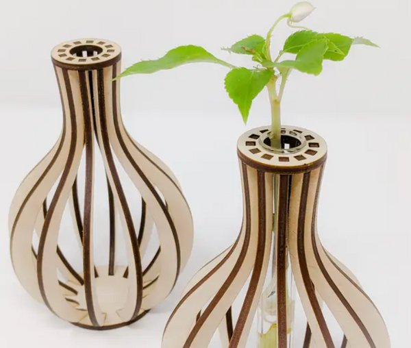 Medium Baltic Birch Vase by Abalou Design