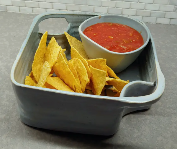 Small Stoneware Dip Bowl by Maggy Ames