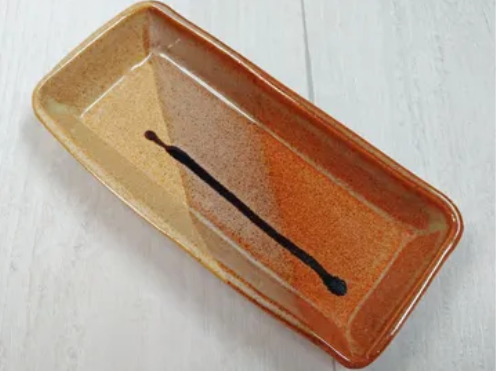 Stoneware Butter Dish by Maggy Ames