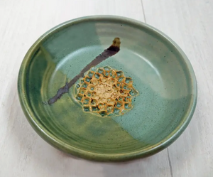 Stoneware Garlic/Oil Grater Dipper by Maggy Ames