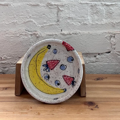 Fruit Salad Plate by Rise and Shine Ceramics