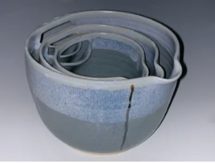 Stoneware Nesting Mixing Bowls by Maggy Ames