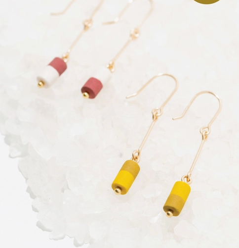 Short Game Earrings by Twenty Two West