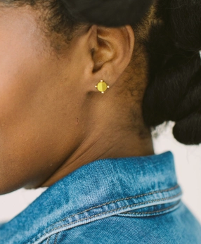 Studded Bob Stud Earrings by Twenty Two West