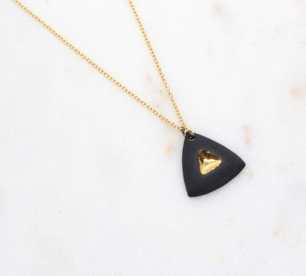 Guardian Prism Porcelain Necklace by Mier Luo