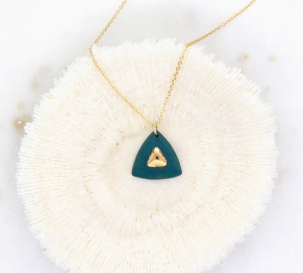 Guardian Prism Porcelain Necklace by Mier Luo