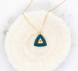 Guardian Prism Porcelain Necklace by Mier Luo