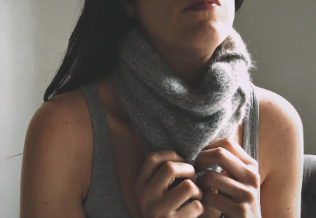 Silk Cowl Scarf by Isobel & Cleo