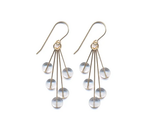 Water Drop Cluster Earrings by I. Ronni Kappos