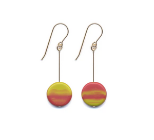 Watermelon Swirl Earrings by I. Ronni Kappos