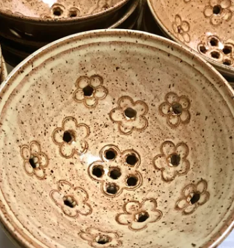 Stoneware Berry Bowl by Bari Moss Ceramics