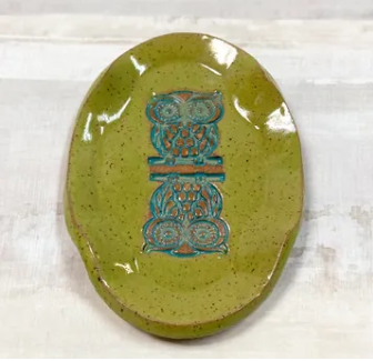 Stoneware Soap Dish by Bari Moss Ceramics