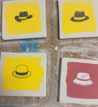 Hat Coaster Set by bEG Ceramics