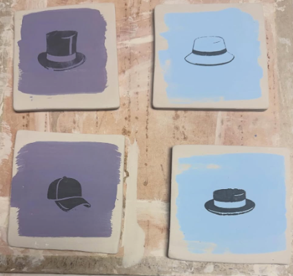Hat Coaster Set by bEG Ceramics