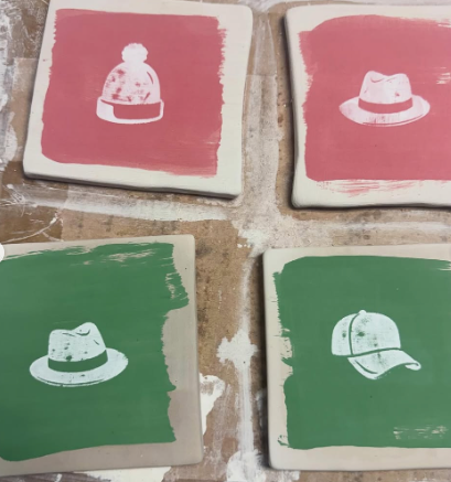 Hat Coaster Set by bEG Ceramics