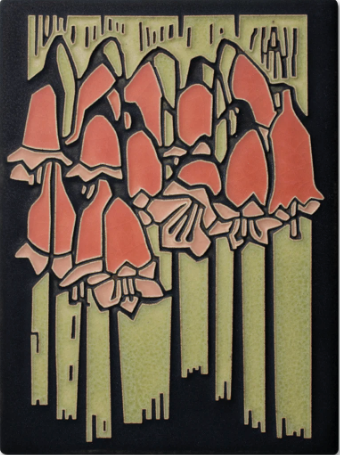 Ceramic "Maggie's Garden" Tile by Motawi Tileworks