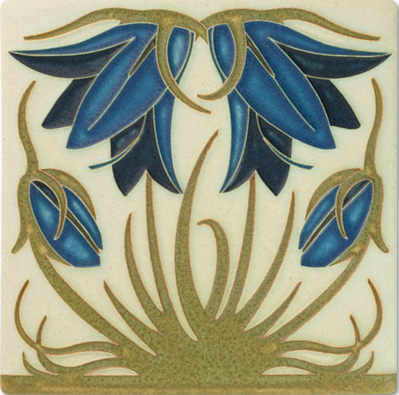 Ceramic Ladybell Tile by Motawi Tileworks