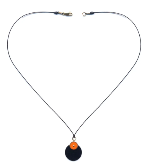 Orange Dial Necklace by I. Ronni Kappos
