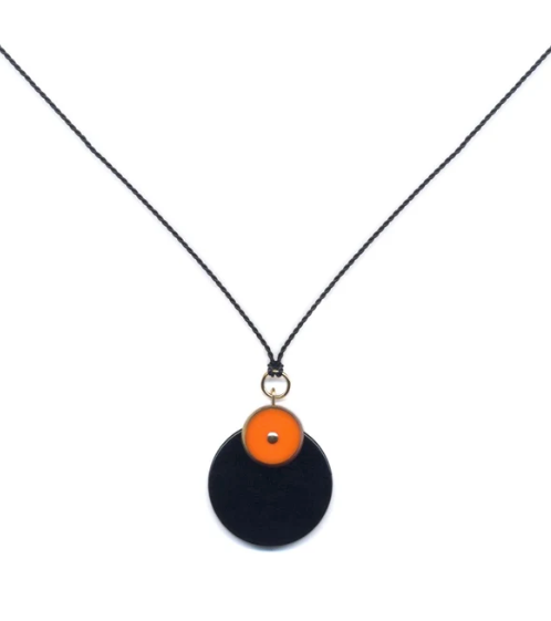 Orange Dial Necklace by I. Ronni Kappos