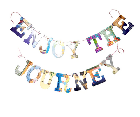 "Enjoy the Journey" Garland by Attic Journals