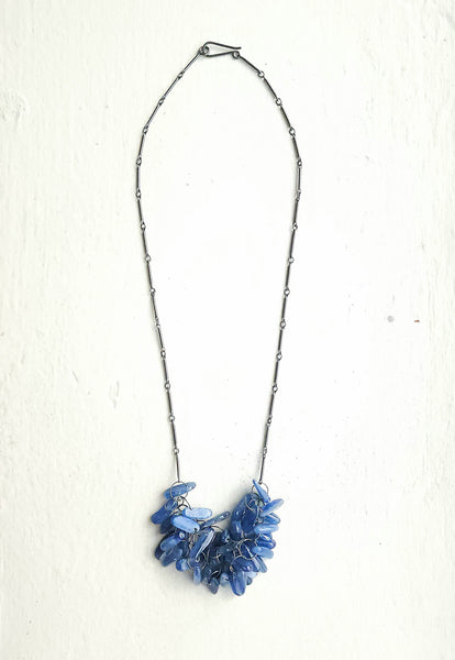 Delicate Kyanite Tangle Necklace by Heather Guidero