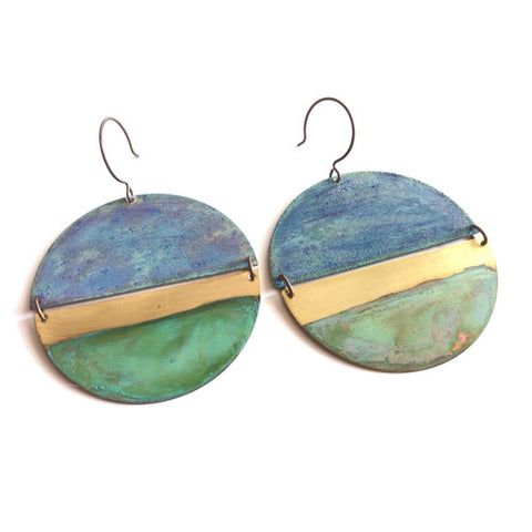 Sea and Sky Earrings by SSD Jewelry