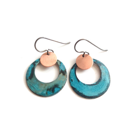 Sun on Ocean Earrings by SSD Jewelry
