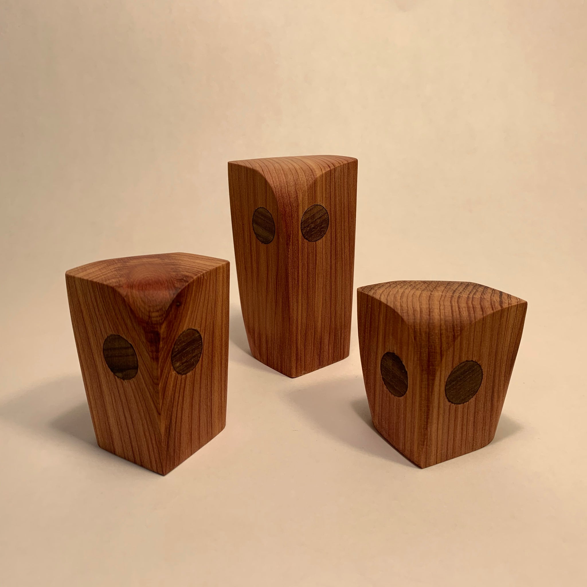 Hand Crafted Owls by Peter Tegu